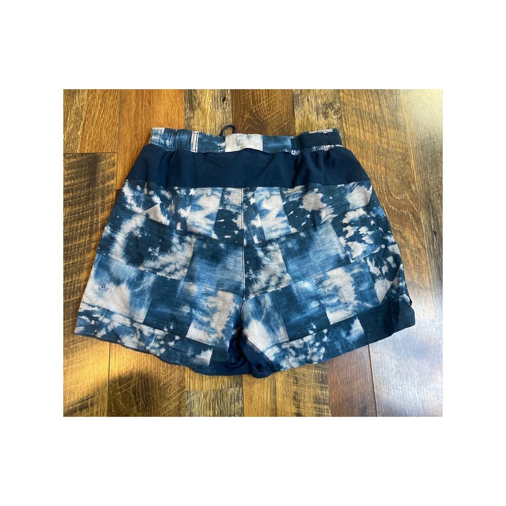 Lululemon Surge Short 4" Updated Mini Bleached Indigo Starlight Sz Small